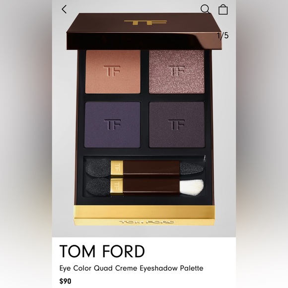 Tom Ford Eye Color Quad Creme Eyeshadow Palette - 45 Iconic Smoke